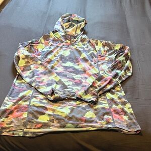Outdoor Research Multicolor Camo Hooded Pullover - Gray, Yellow, Pink